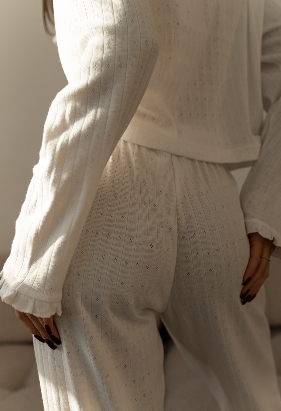 Pijamale de damă Staff me white