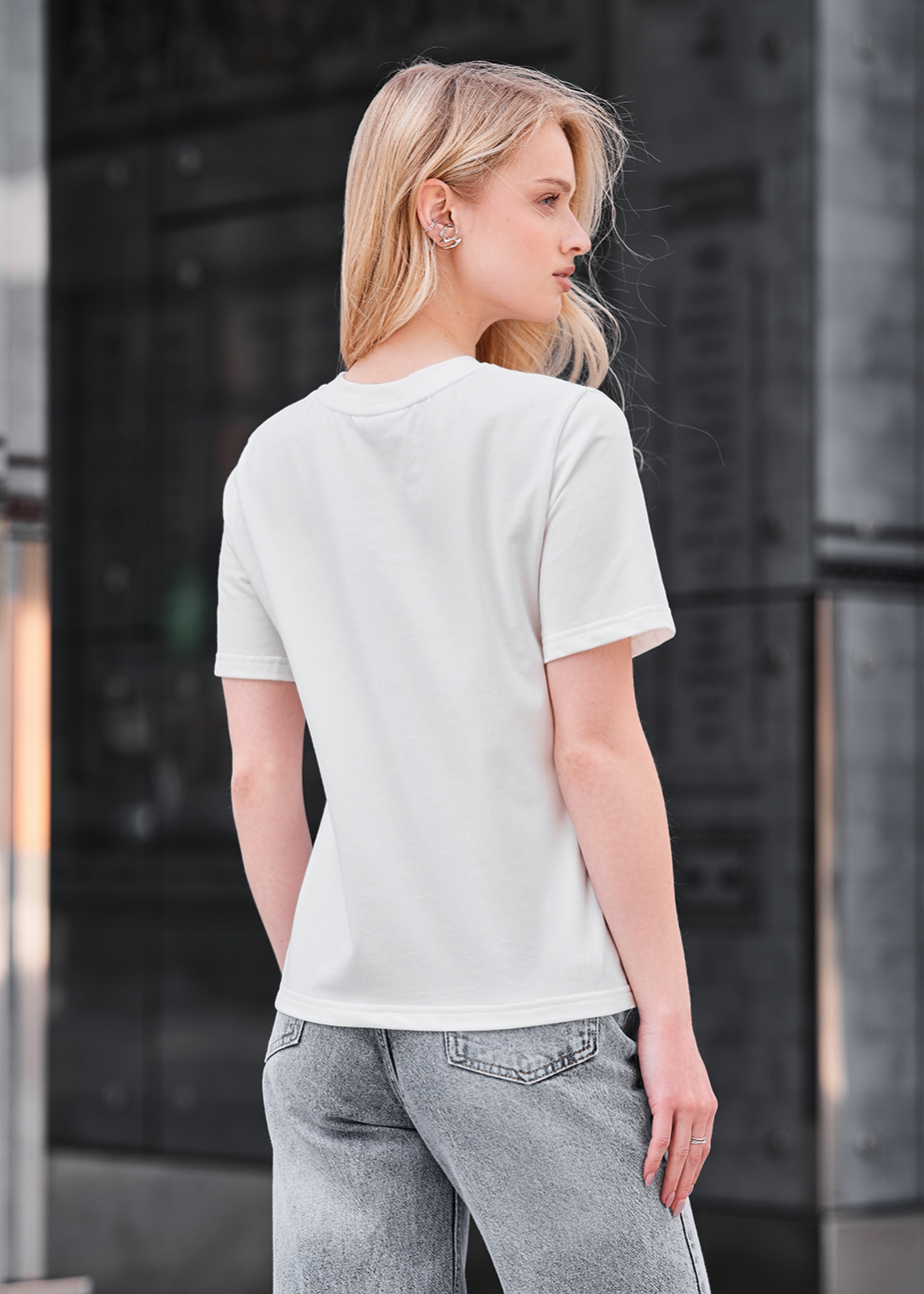 Tricou de damă Staff ant white