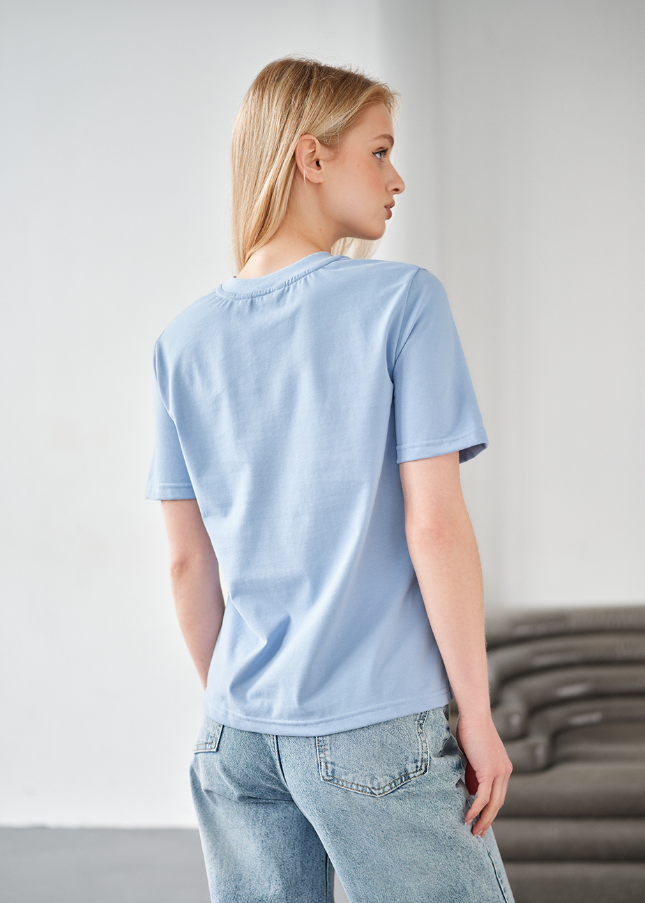 Tricou de damă Staff ant light blue