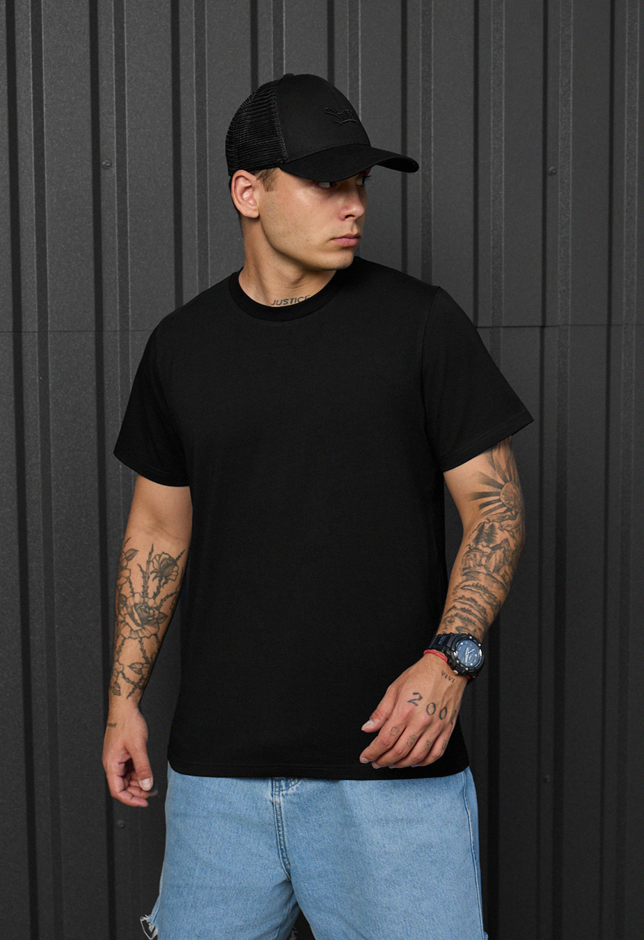 Tricou Staff black basic