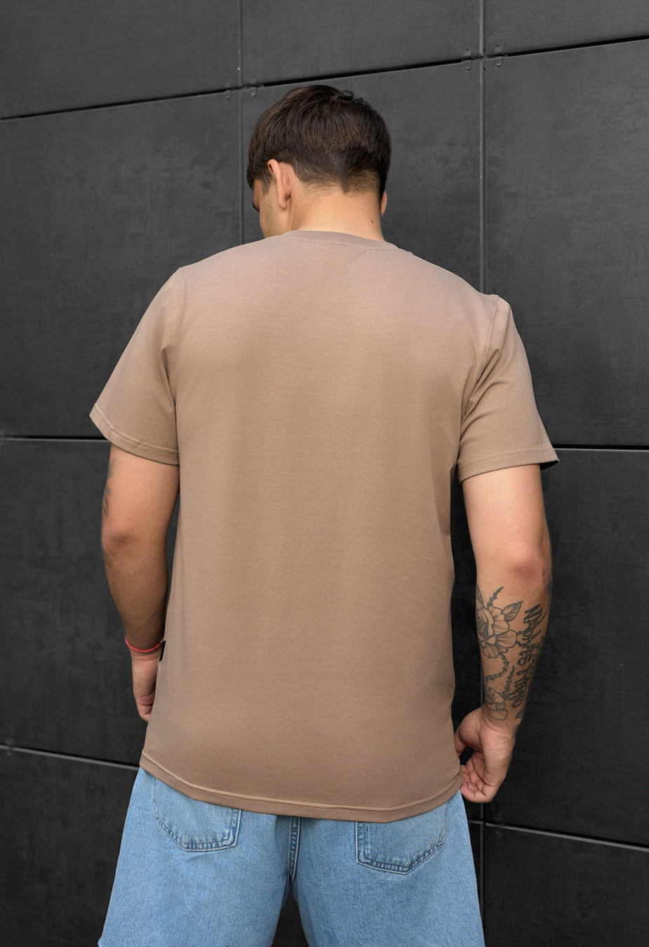 Tricou Staff brown basic