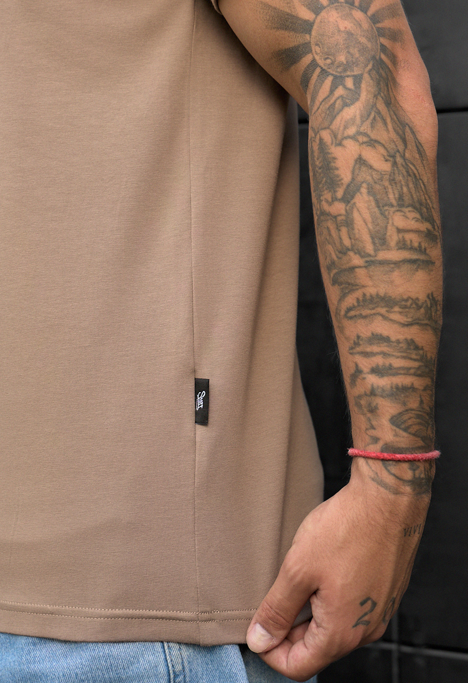 Tricou Staff brown basic