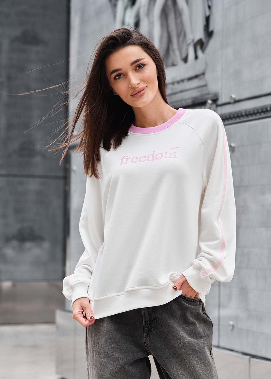 Bluză de damă Staff freedom white oversize
