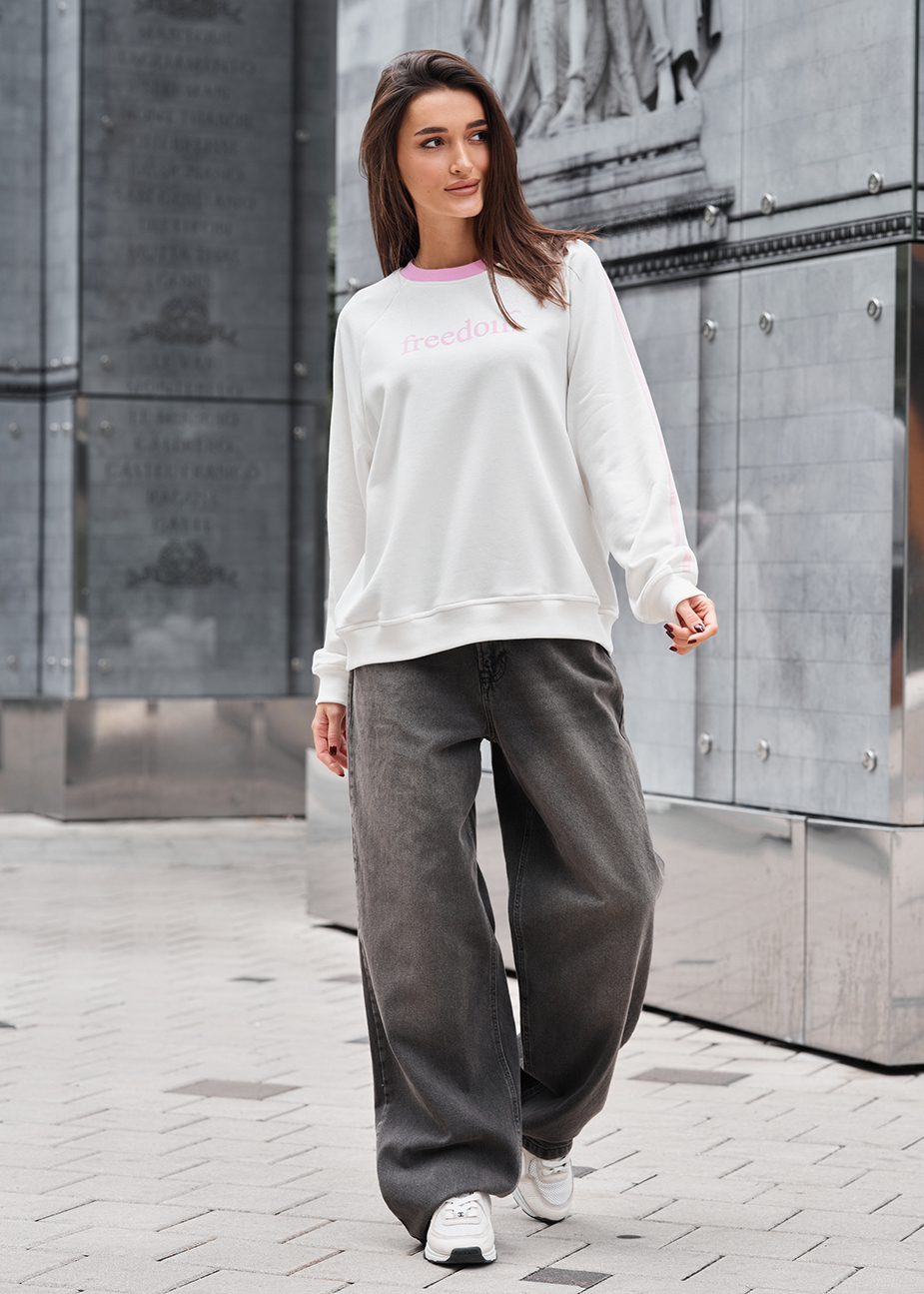 Bluză de damă Staff freedom white oversize