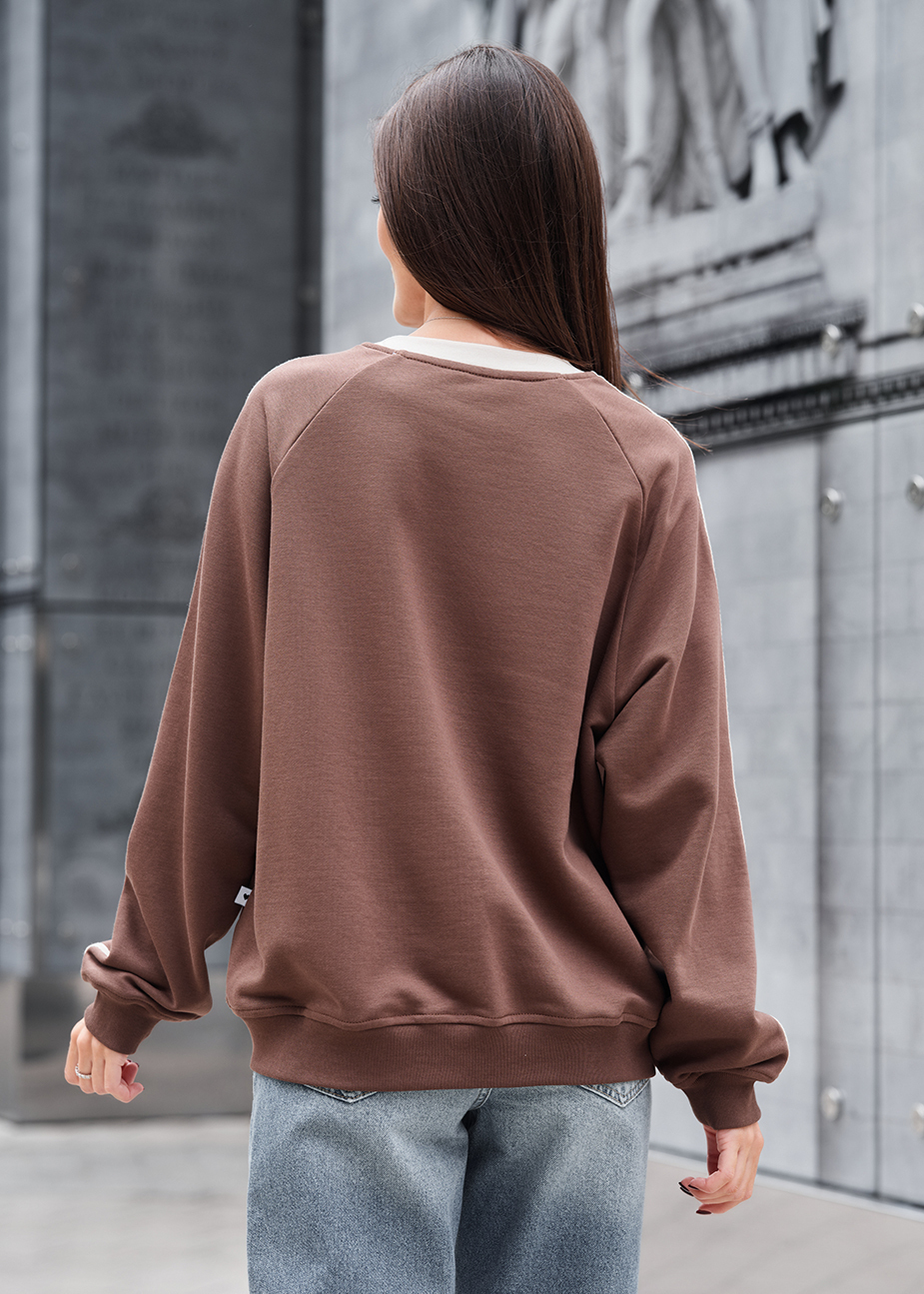 Bluză de damă Staff freedom brown oversize