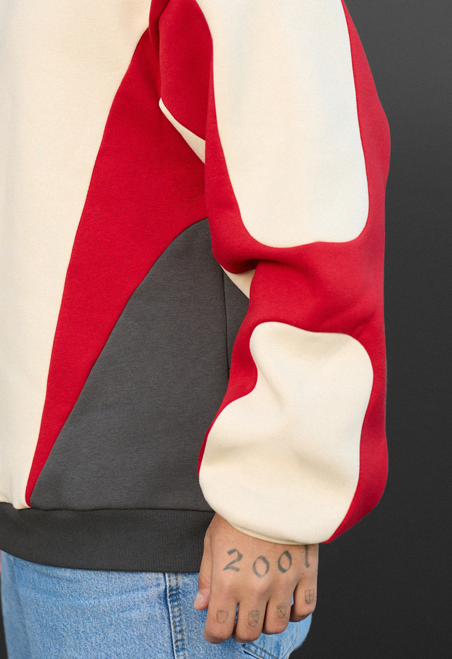 Bluză de trening Staff mix oversize fleece