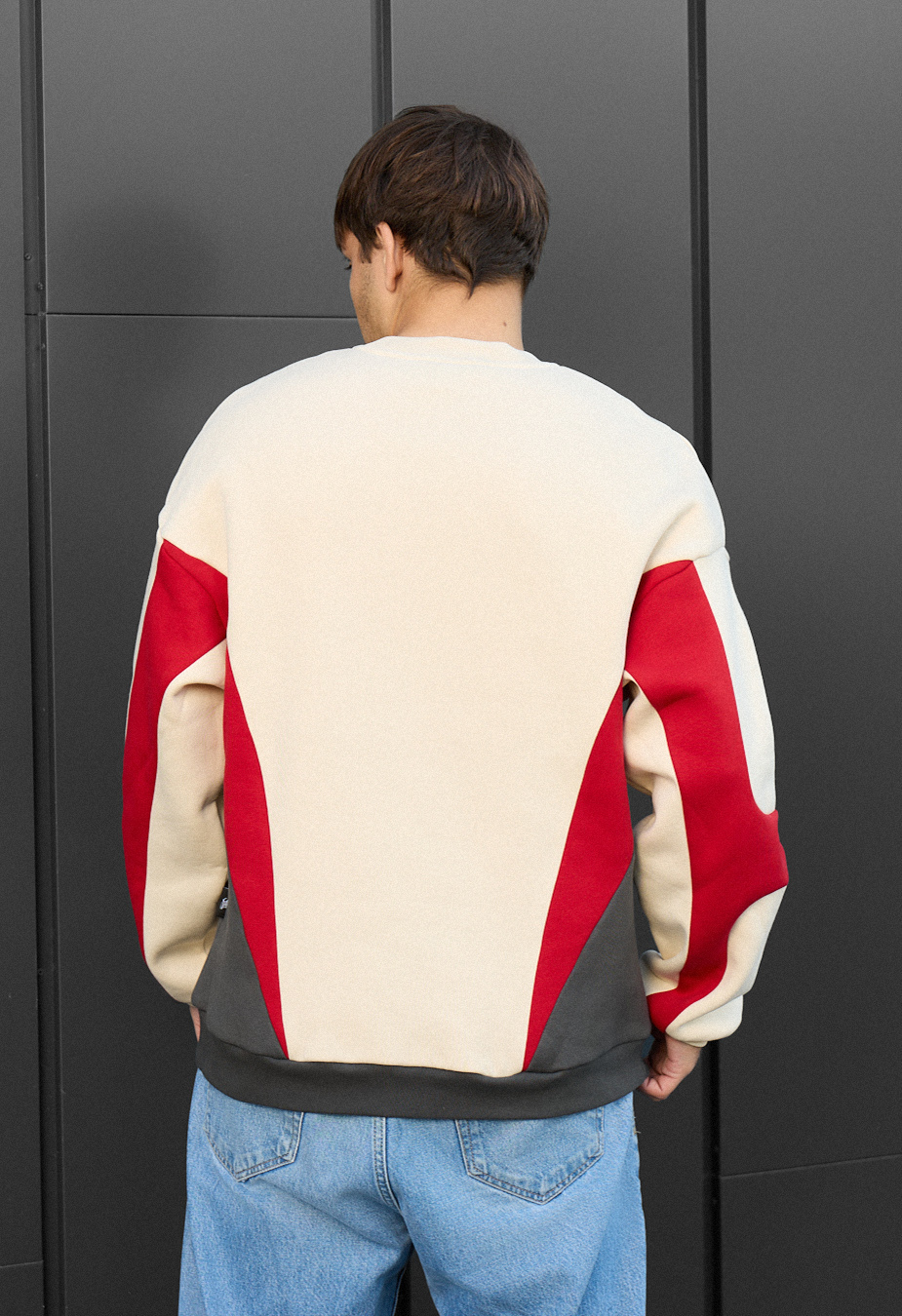 Bluză de trening Staff mix oversize fleece