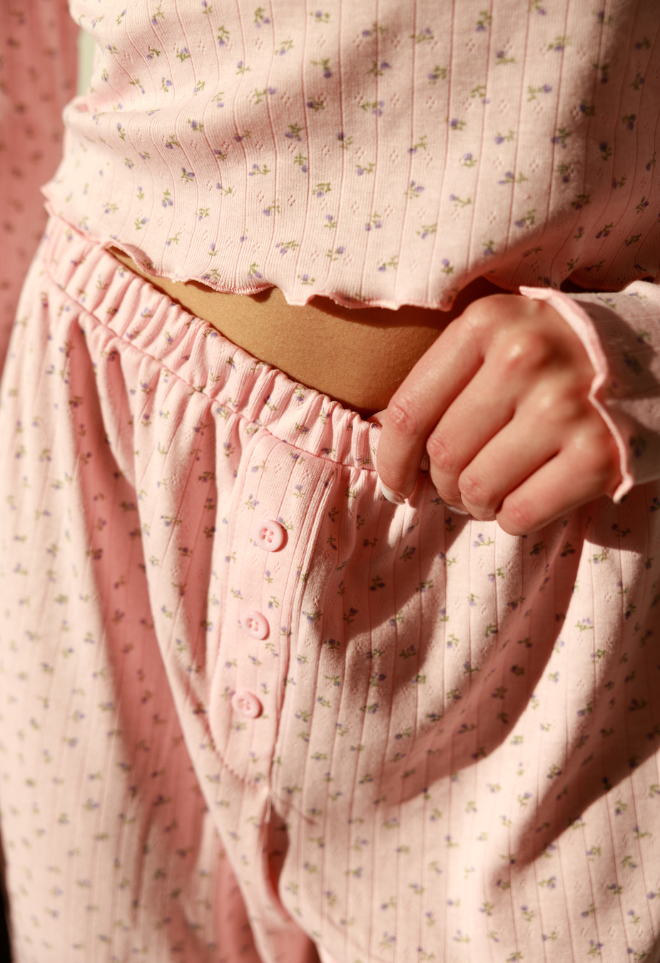 Pijamele de damă Staff lov pink