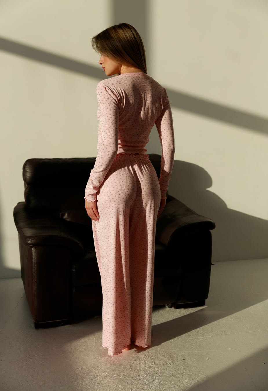 Pijamele de damă Staff lov pink