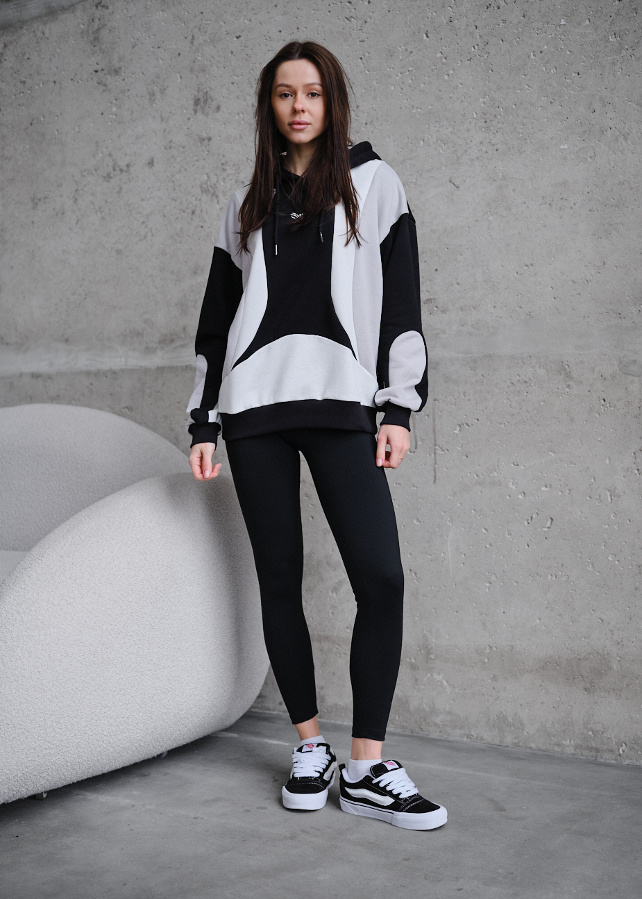 Hanorac de damă Staff cus logo mix oversize