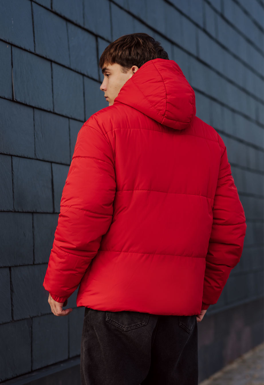 Geacă de iarnă Staff sin red oversize
