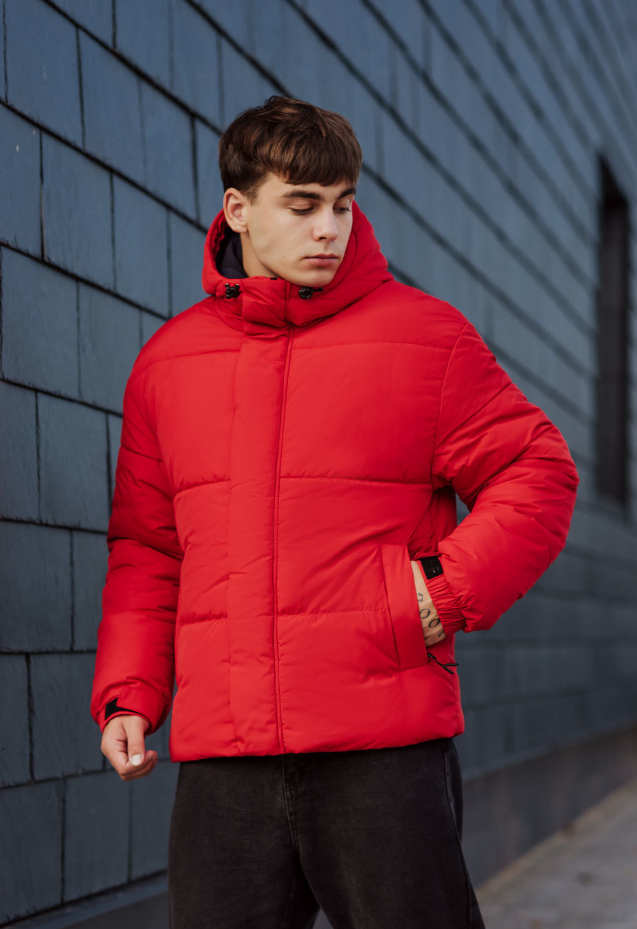 Geacă de iarnă Staff sin red oversize