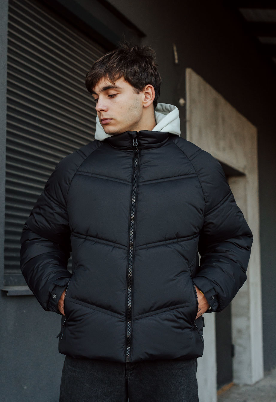 Geacă de iarnă Staff st black