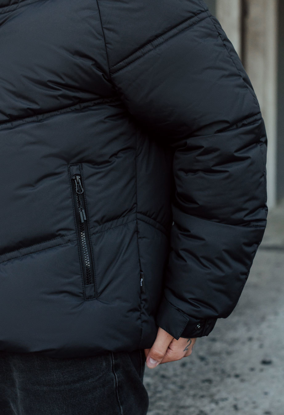Geacă de iarnă Staff st black