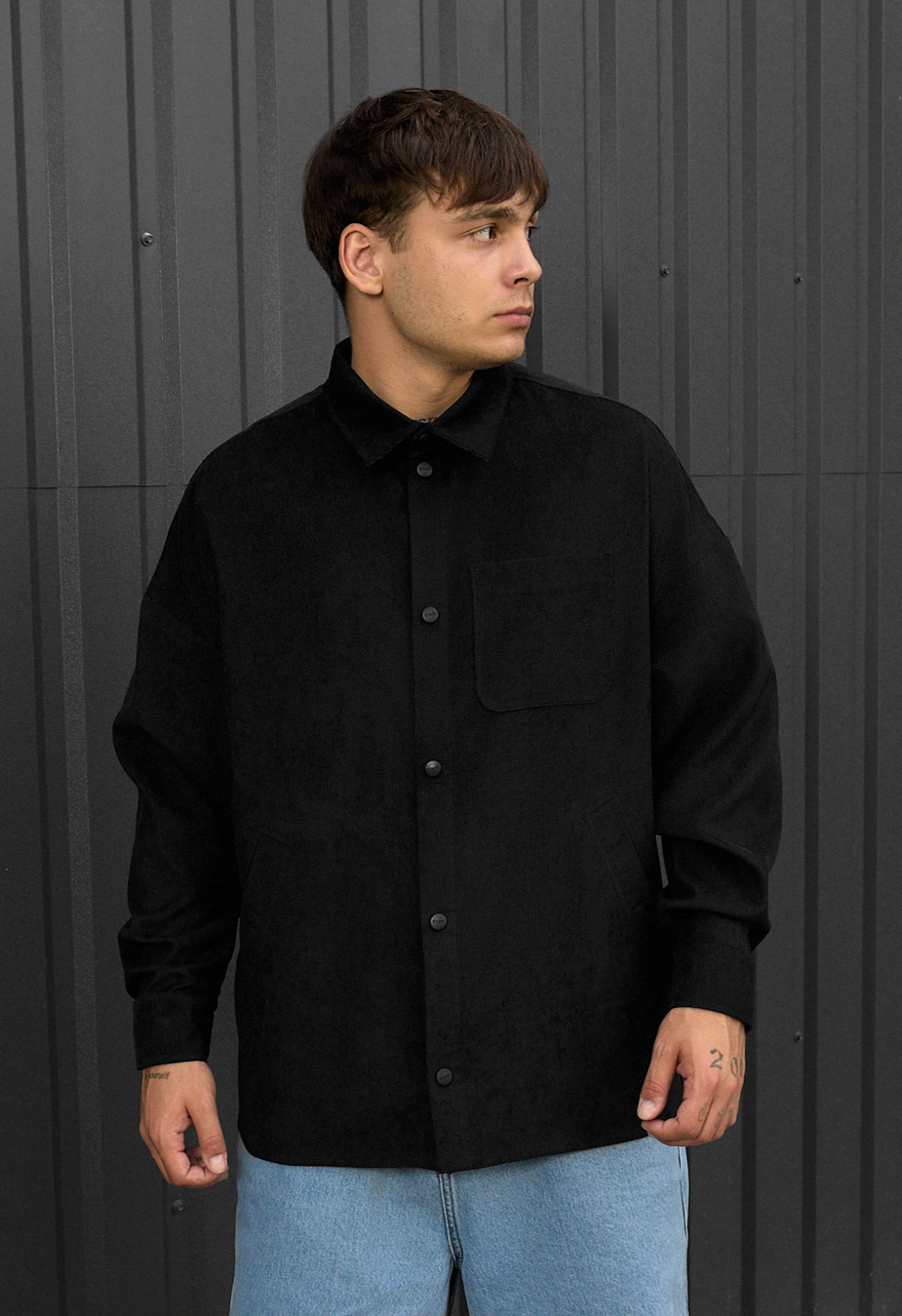 Cămașă Staff velvet black