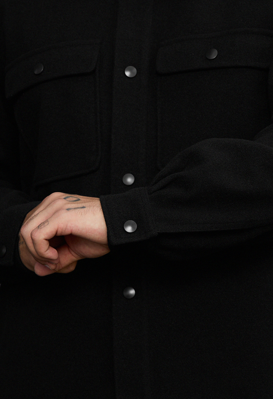 Geacă-cămașa Staff black