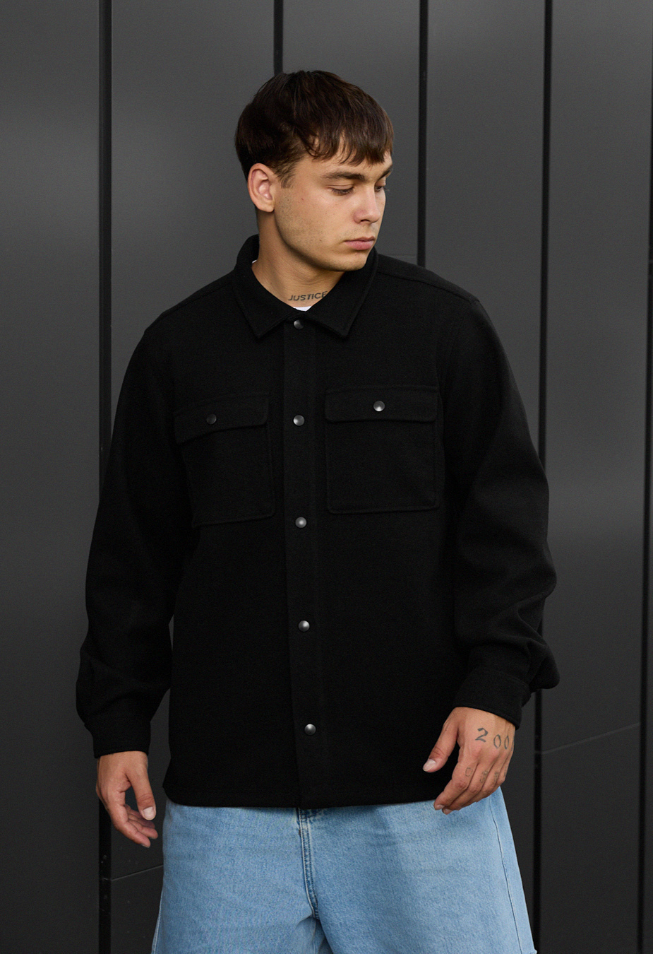 Geacă-cămașa Staff black