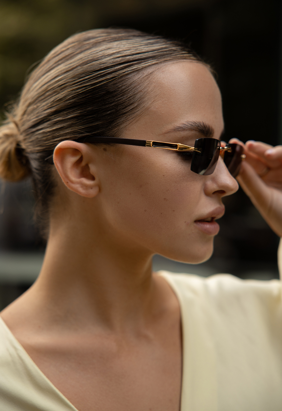 Ochelari Staff black & gold