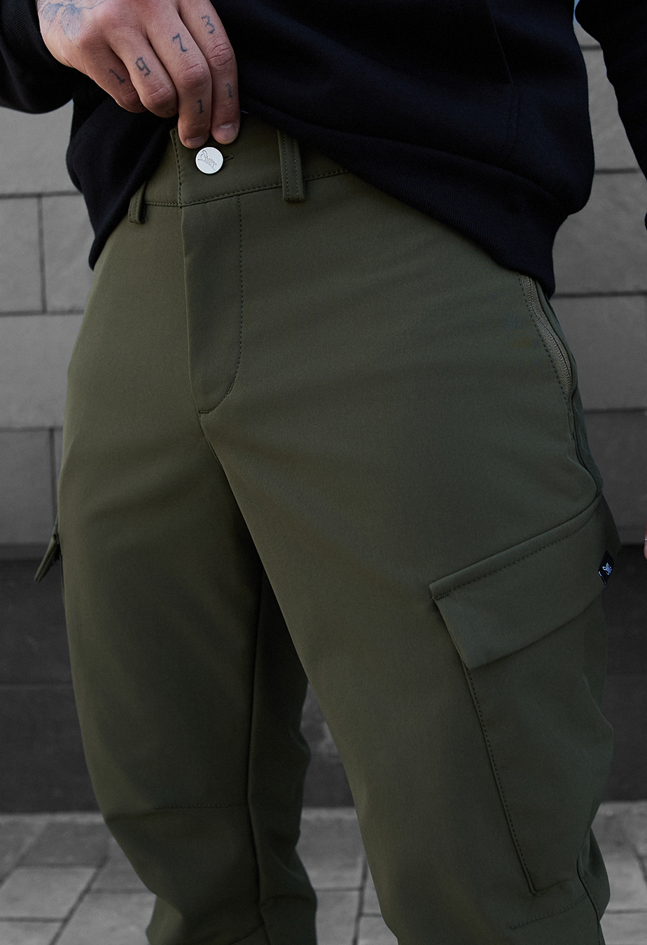 Pantaloni izolați  Staff st cargo khaki fleece