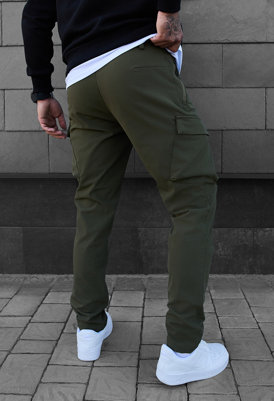 Pantaloni izolați  Staff st cargo khaki fleece