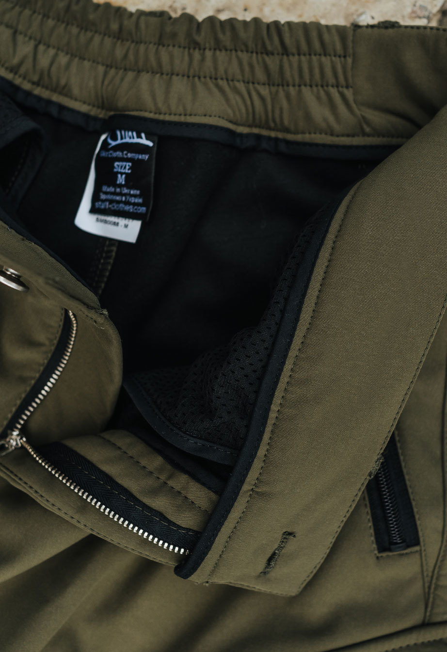 Pantaloni de jogging izolați Staff st cargo khaki fleece