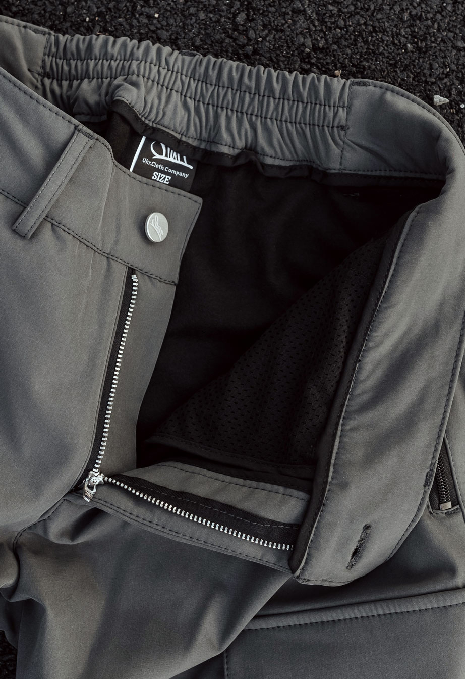 Pantaloni de jogging izolați Staff st cargo gray fleece