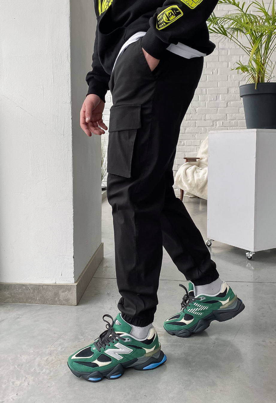 Pantaloni Staff tu cargo black