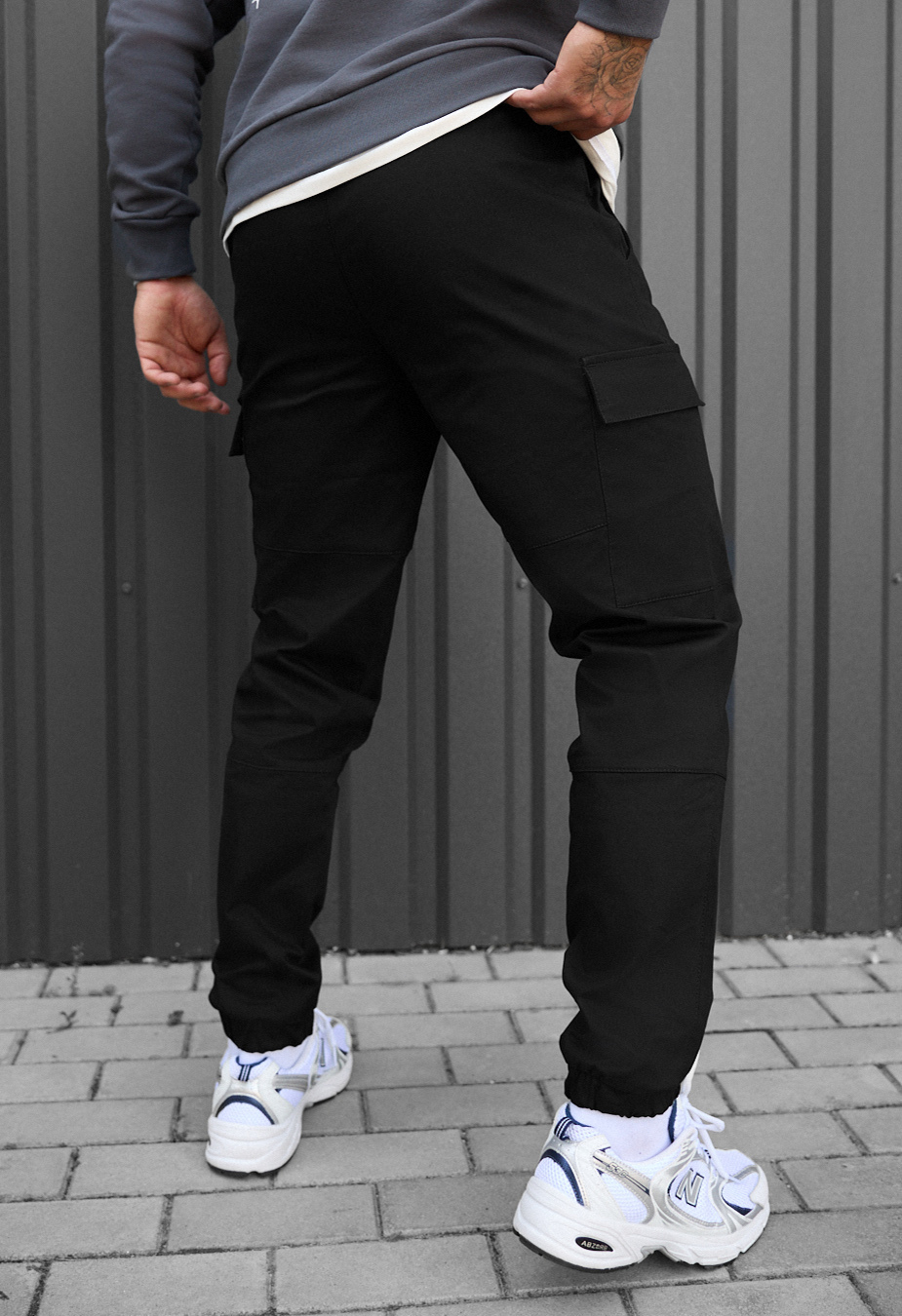 Pantaloni Staff hid cargo black