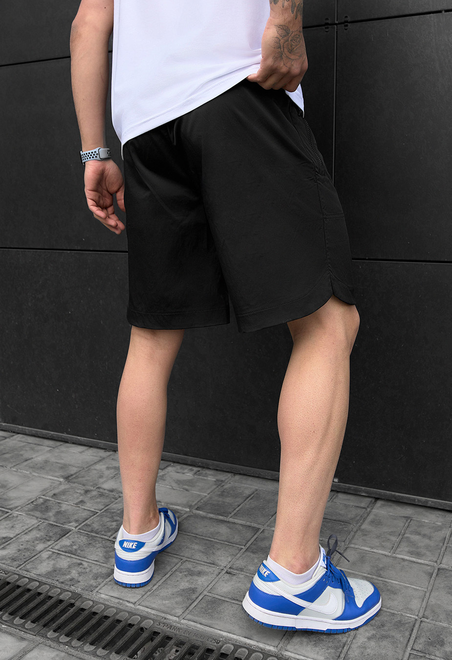 Chinos pantaloni scurți Staff loo black logo