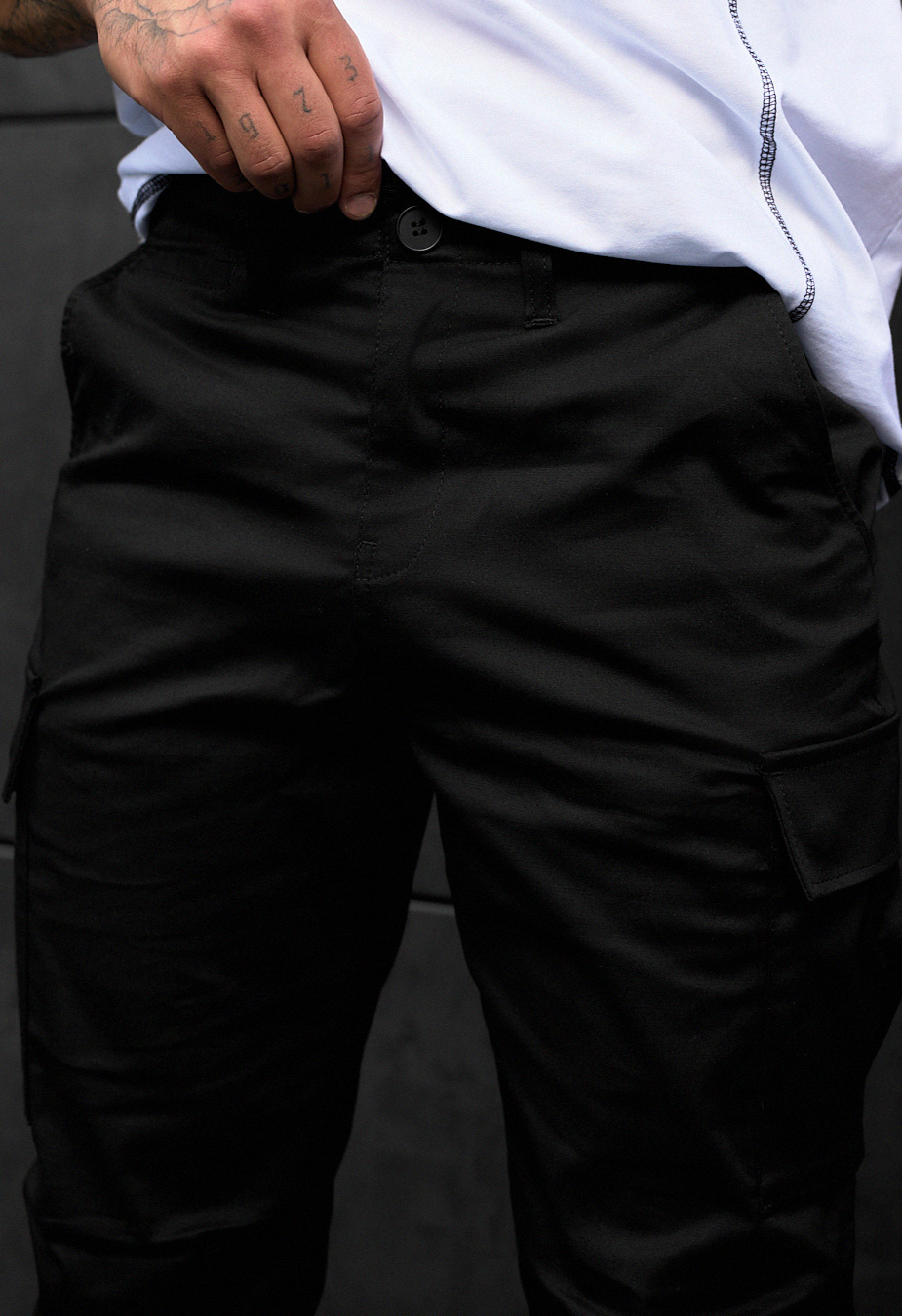 Pantaloni Staff cargo ja black