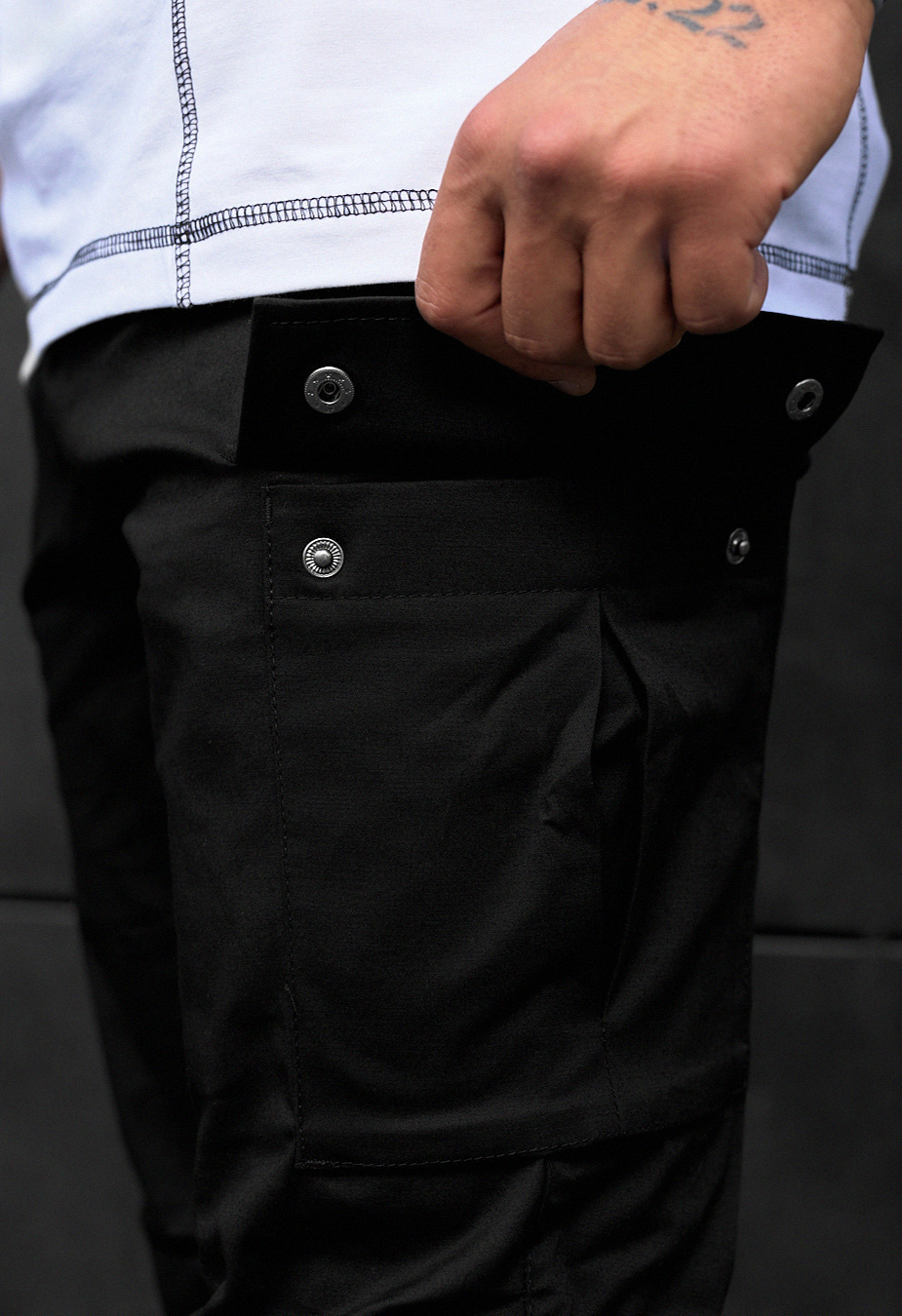 Pantaloni Staff cargo ja black