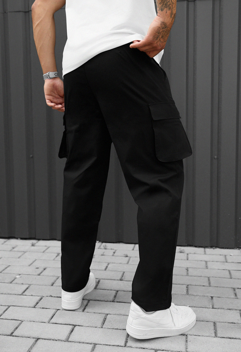 Pantaloni Staff cargo gi black
