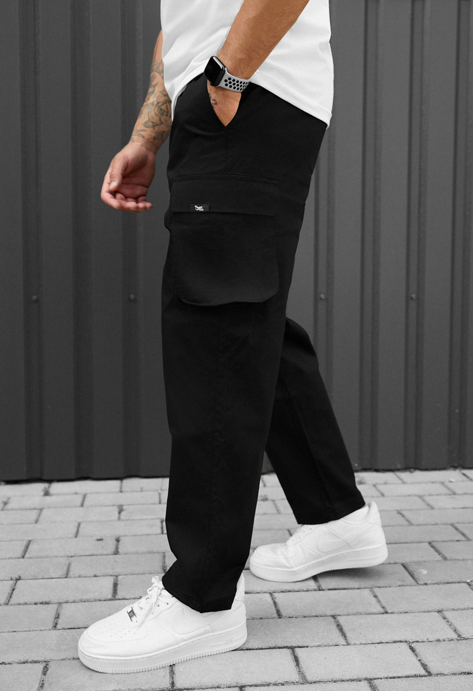 Pantaloni Staff cargo gi black