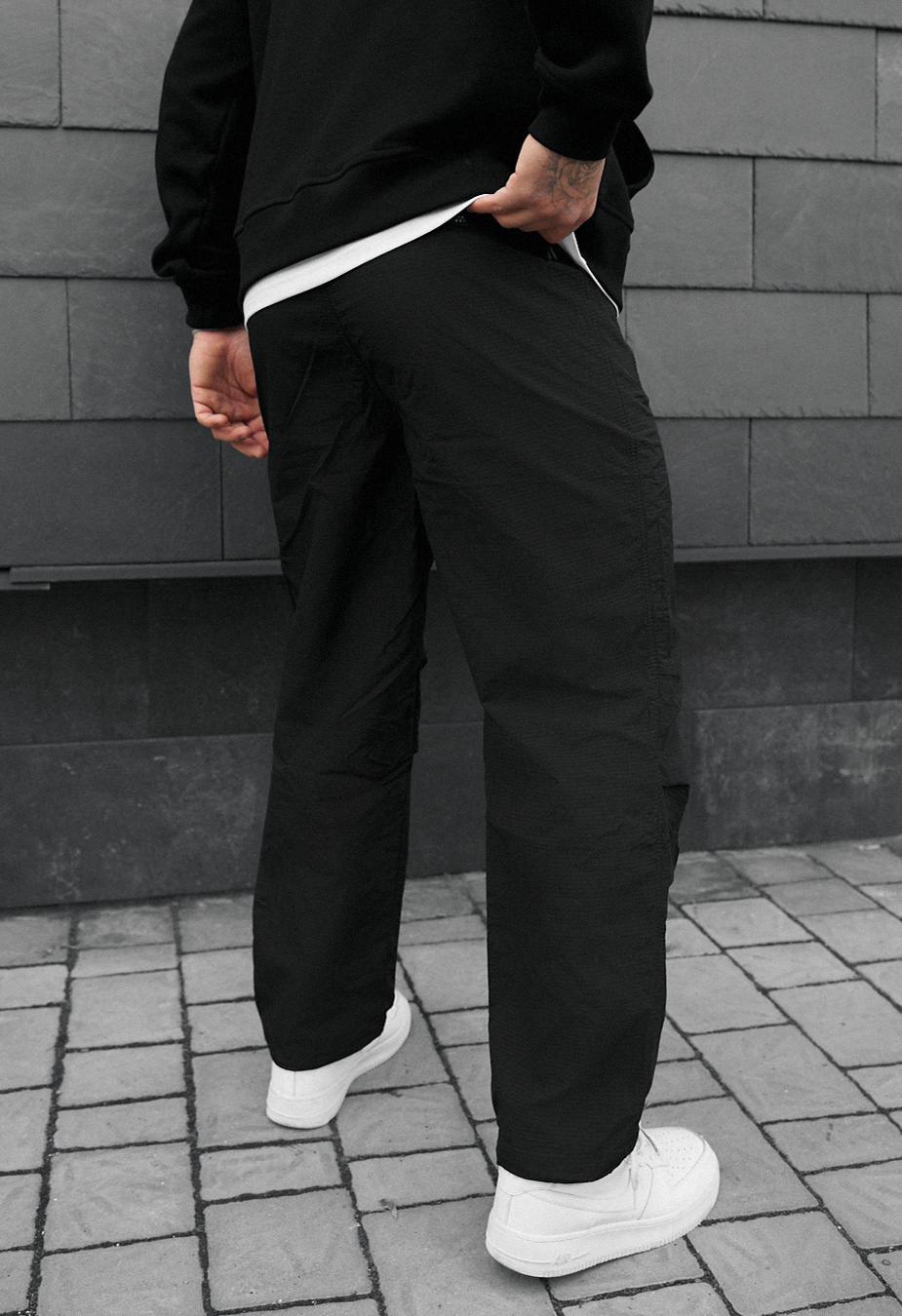 Pantaloni chinos Staff lar black