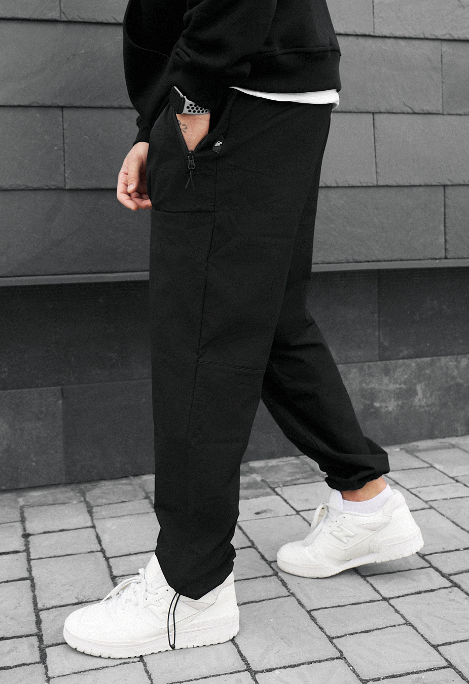 Pantaloni chinos Staff rit black