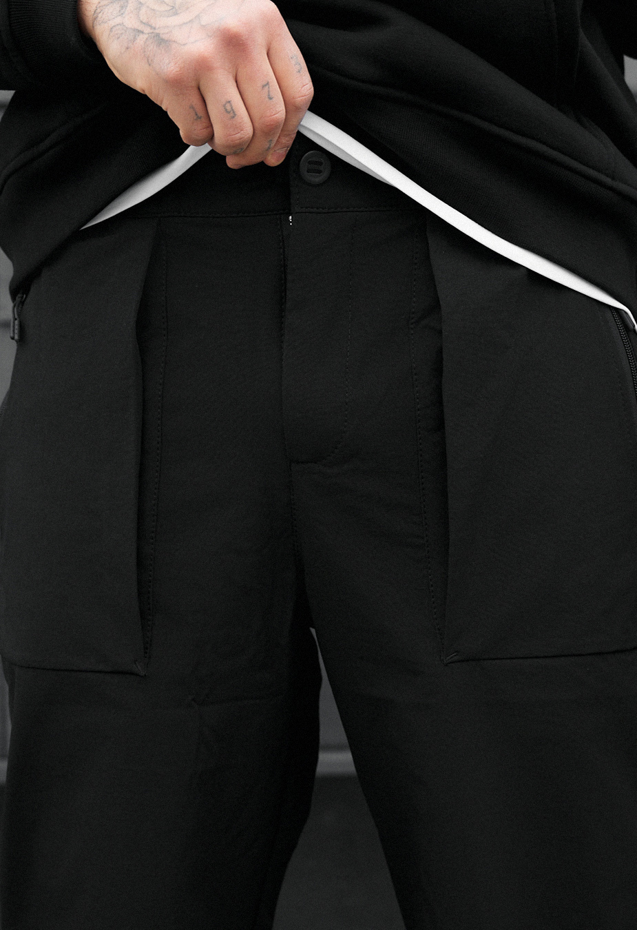 Pantaloni chinos Staff rit black