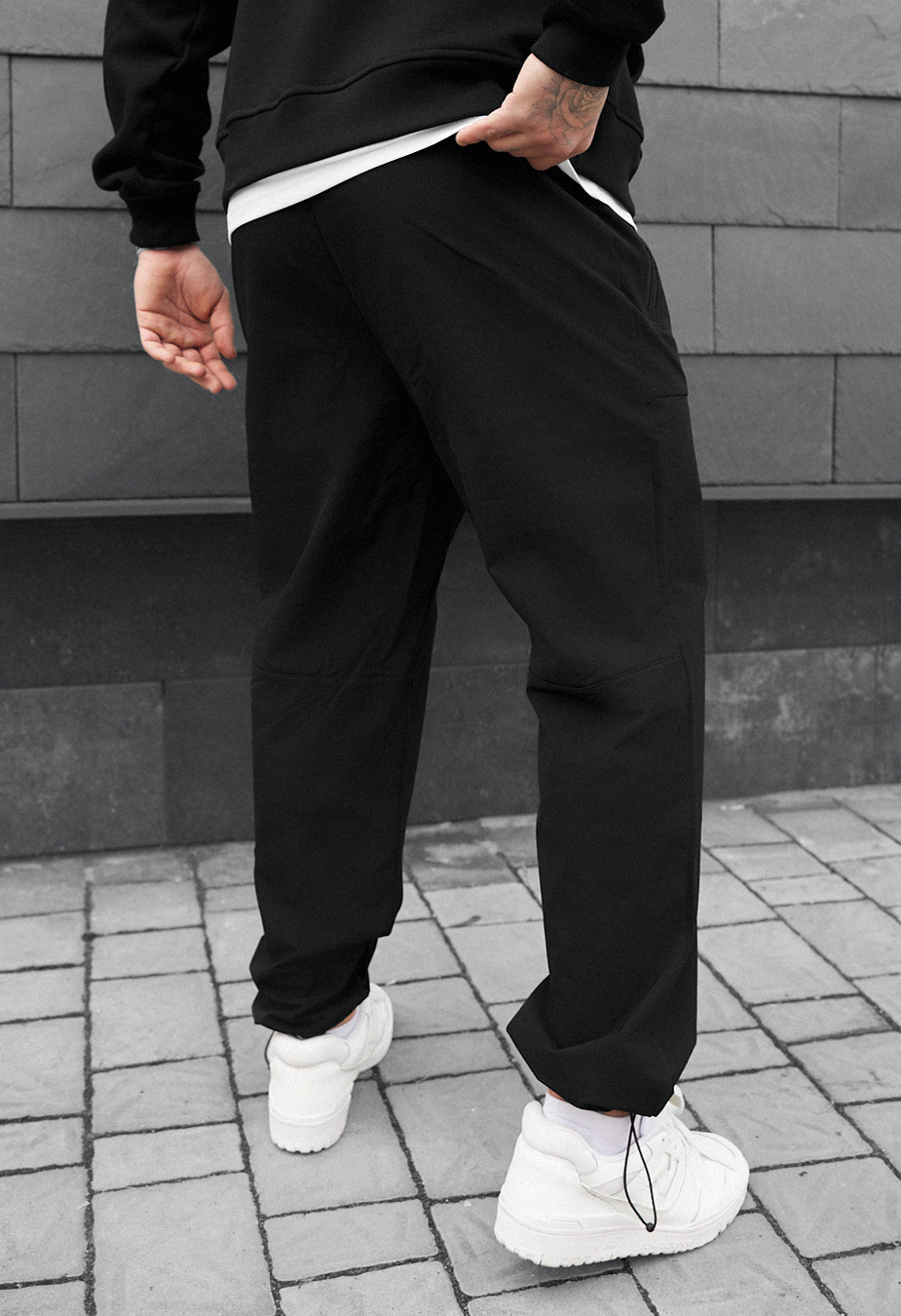 Pantaloni chinos Staff rit black