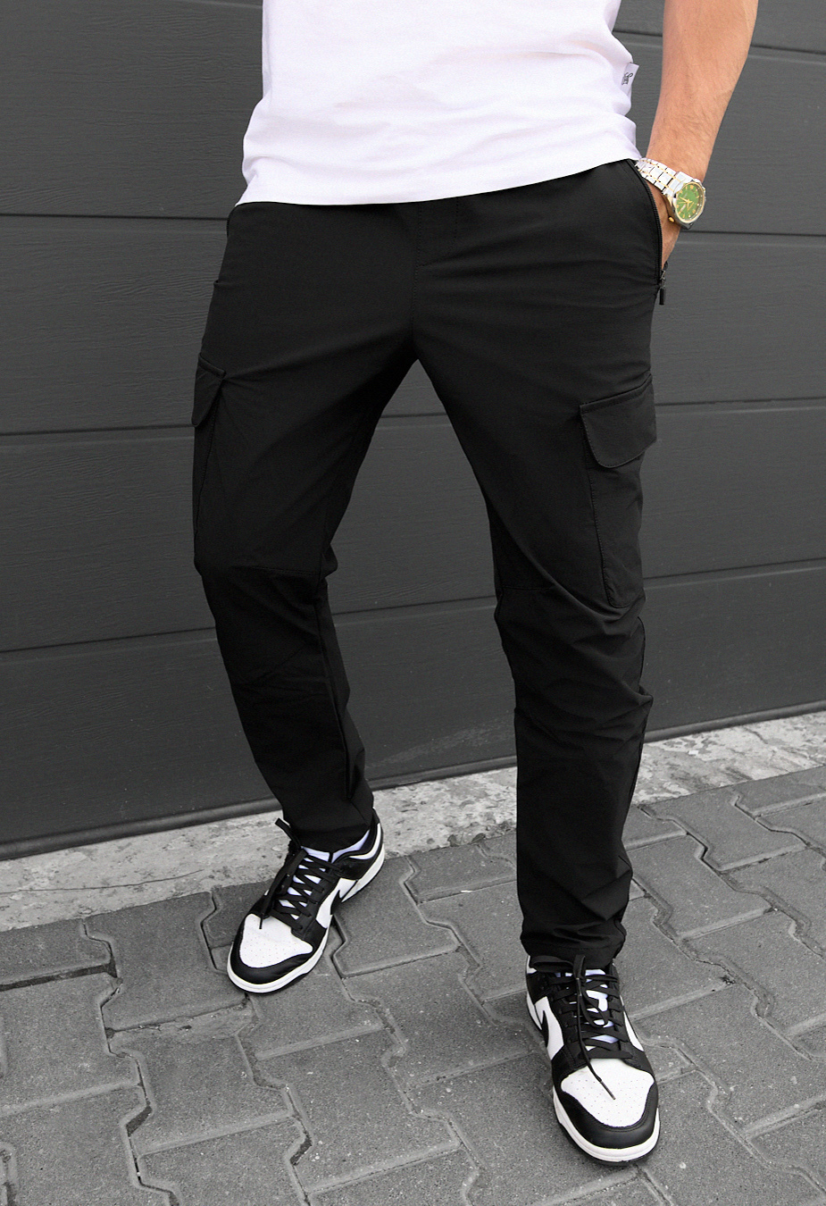 Pantaloni Staff cargo tam black
