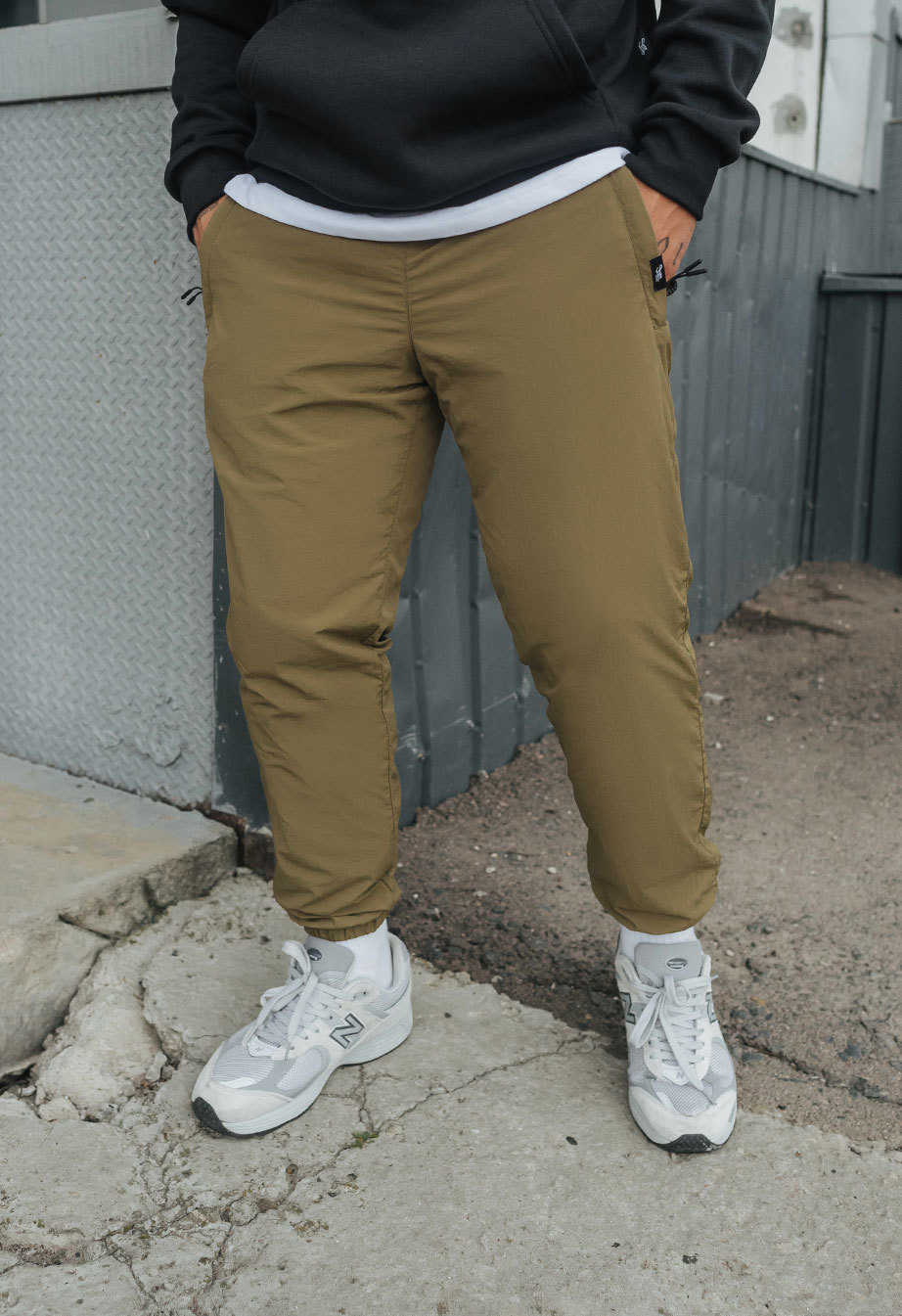 Pantaloni de jogging izolați Staff ba khaki fleece