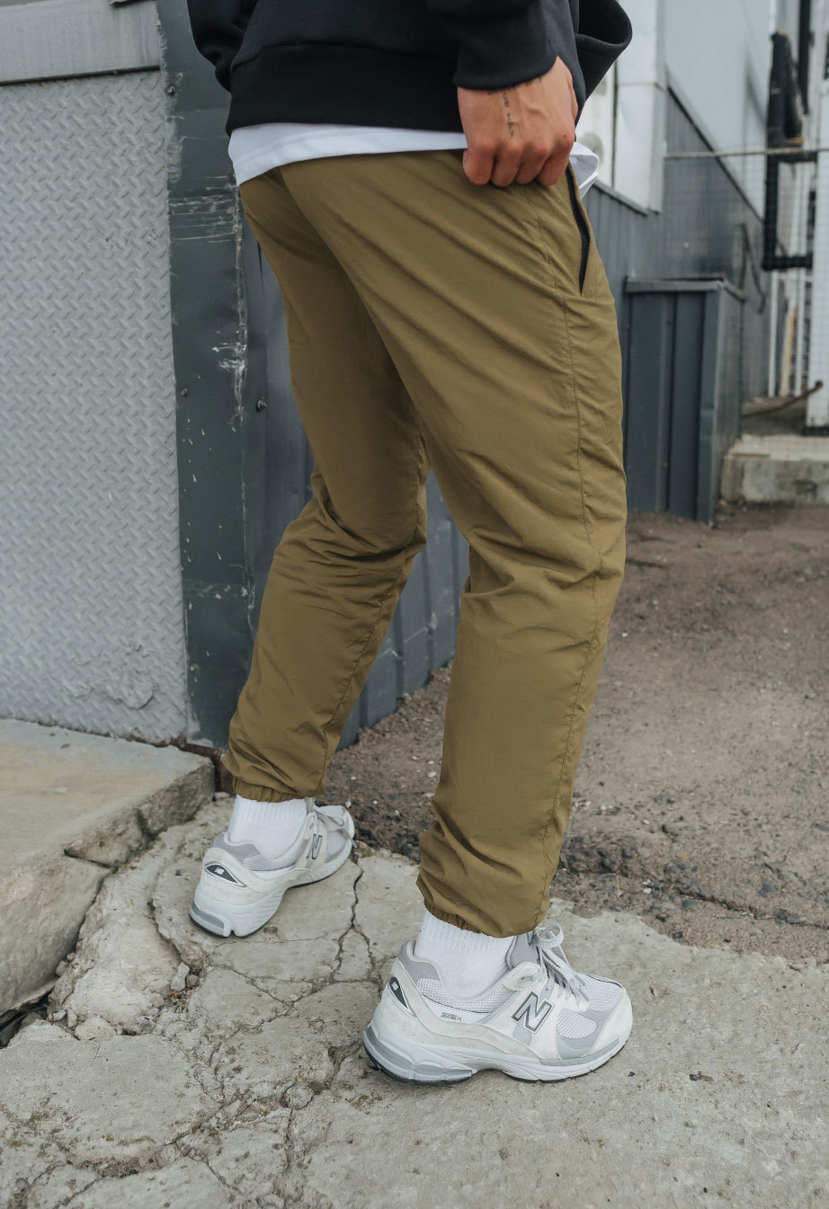 Pantaloni de jogging izolați Staff ba khaki fleece