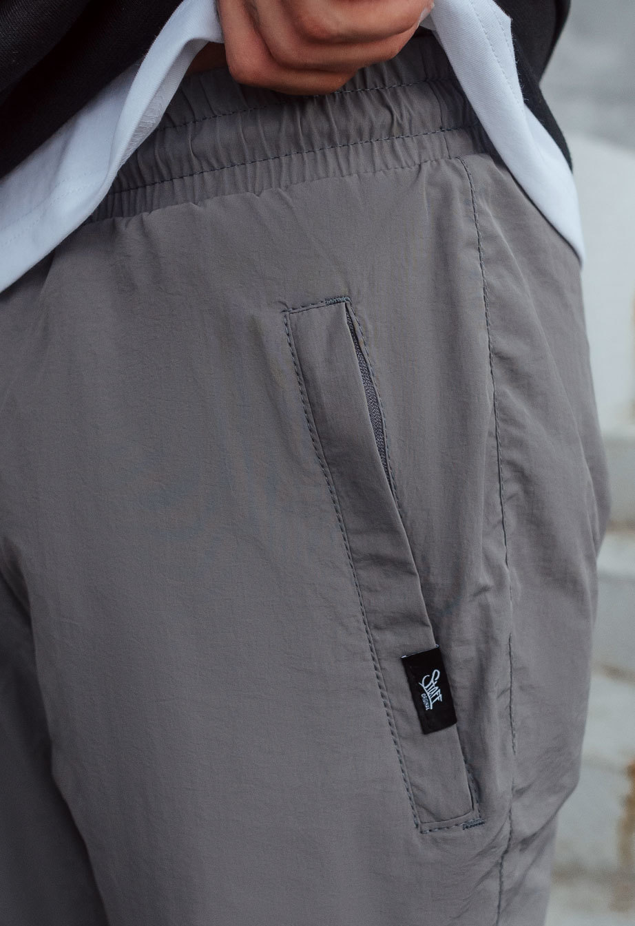 Pantaloni de jogging izolați  Staff ba gray fleece