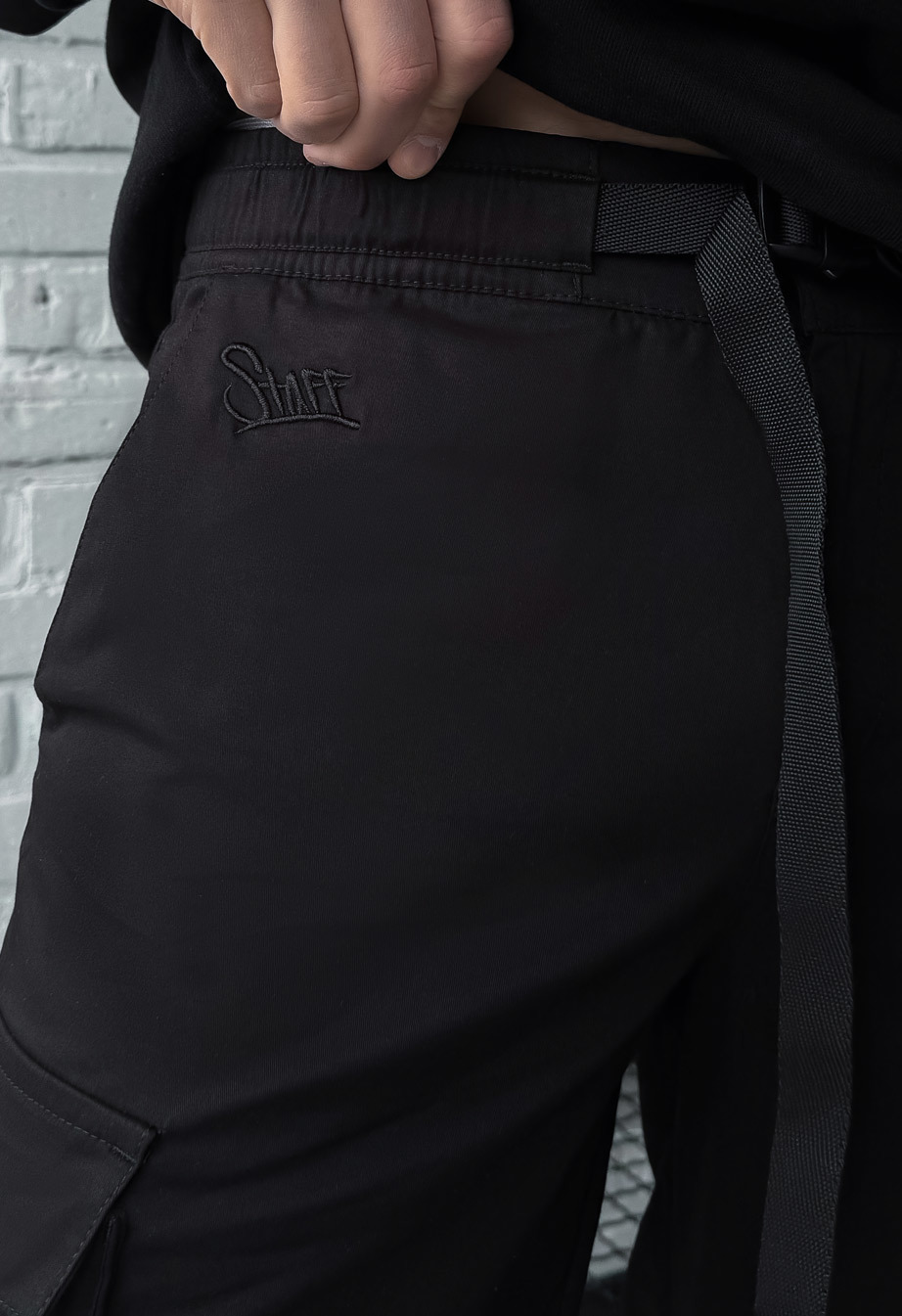 Pantaloni Staff cargo sj black