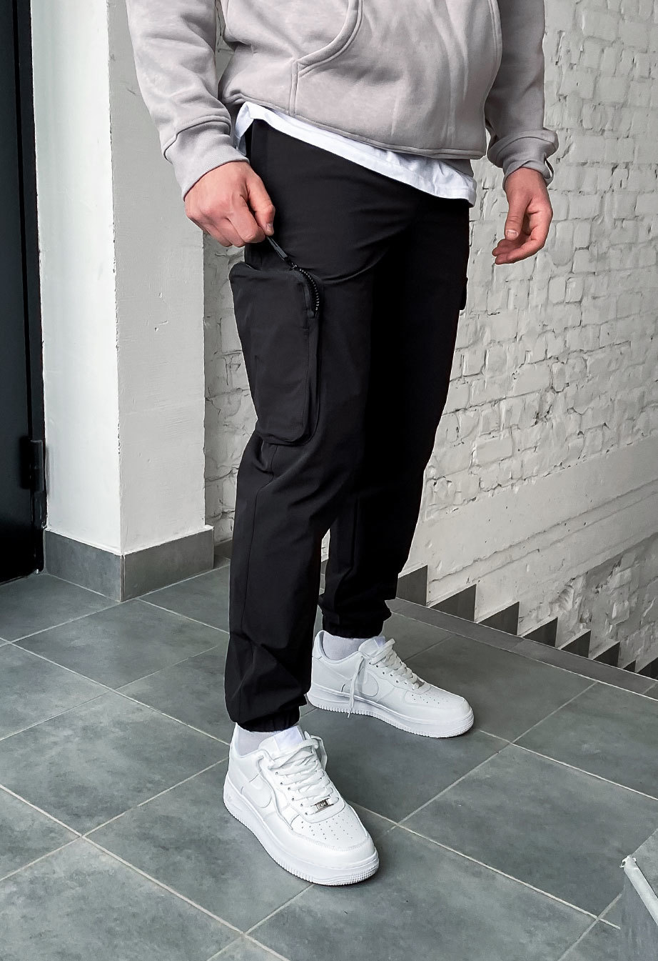 Pantaloni Staff cargo sj2 black