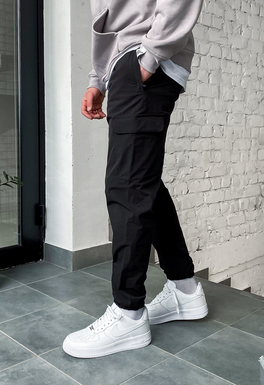 Pantaloni Staff cargo sj2 black