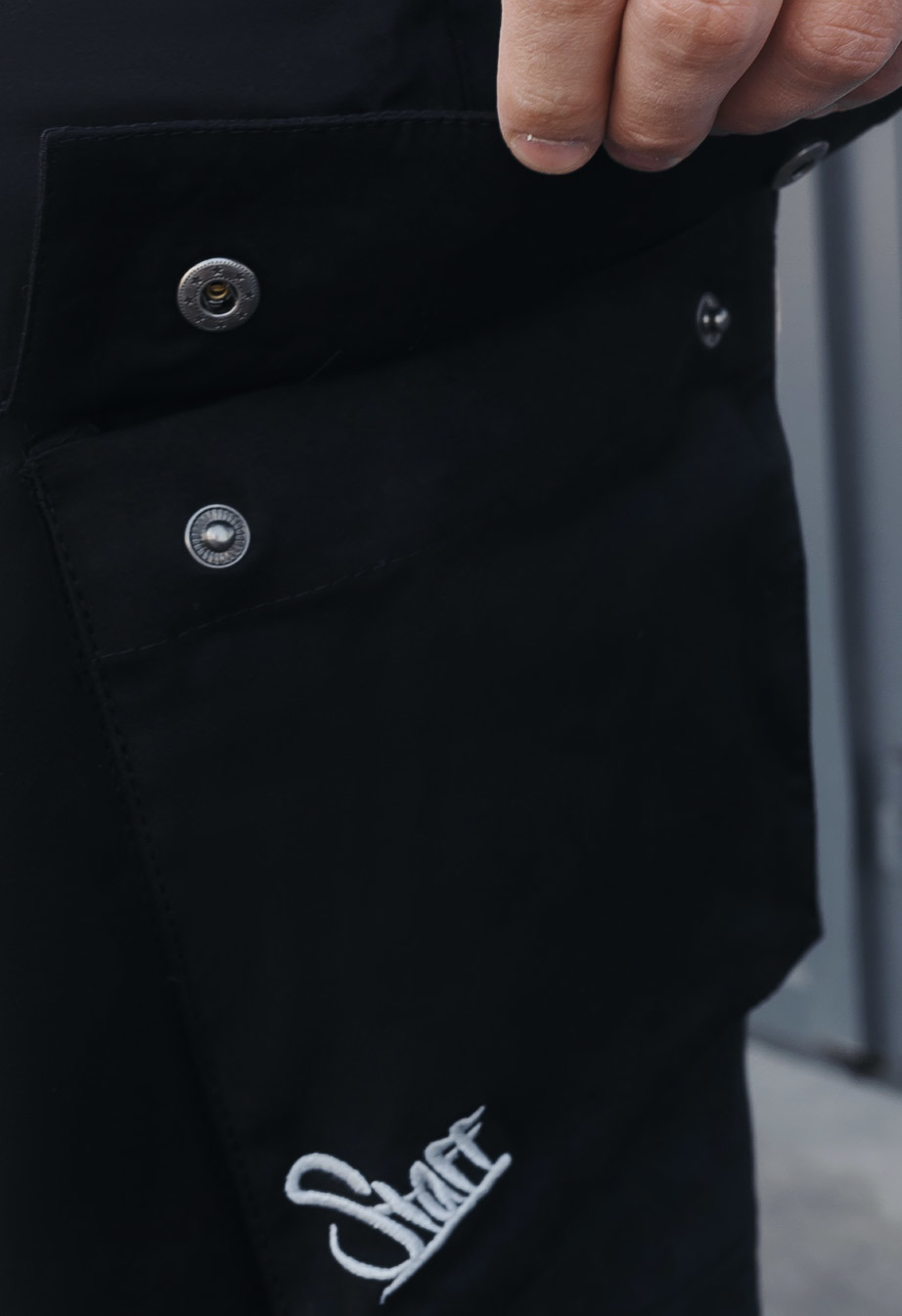 Pantaloni scurți Staff cargo sk black