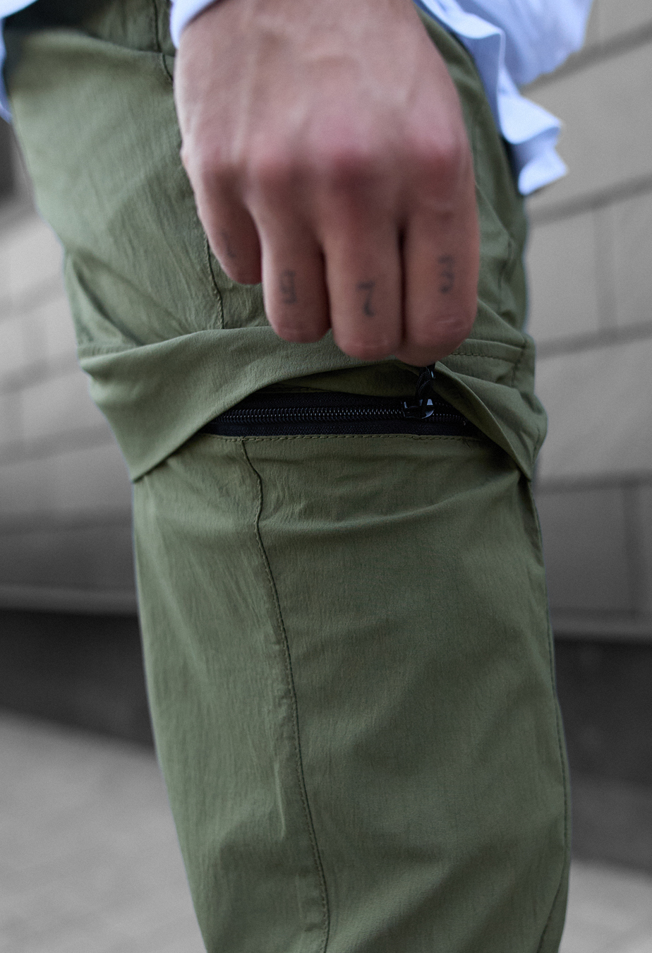 Pantaloni Staff cargo pel khaki