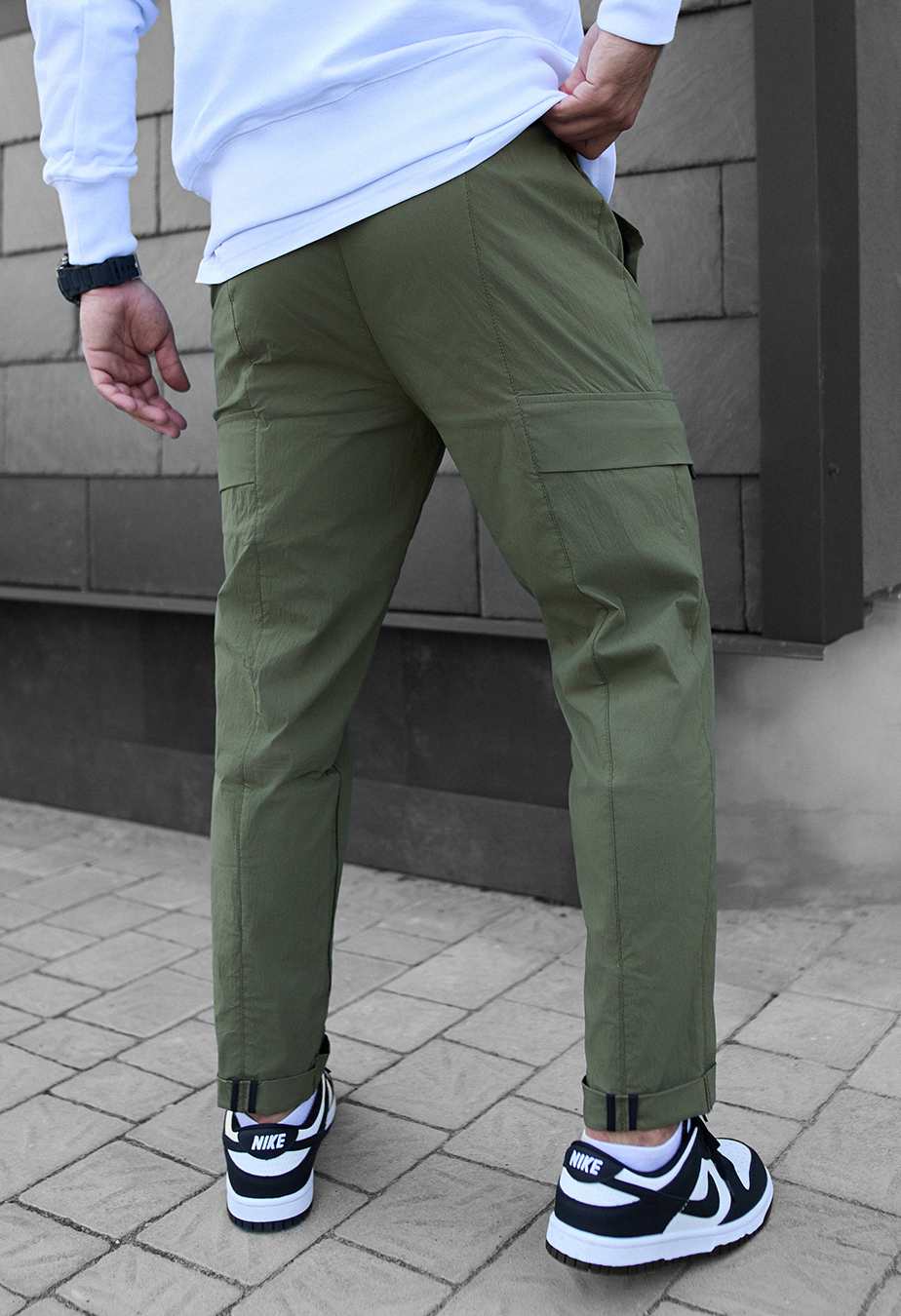 Pantaloni Staff cargo pel khaki