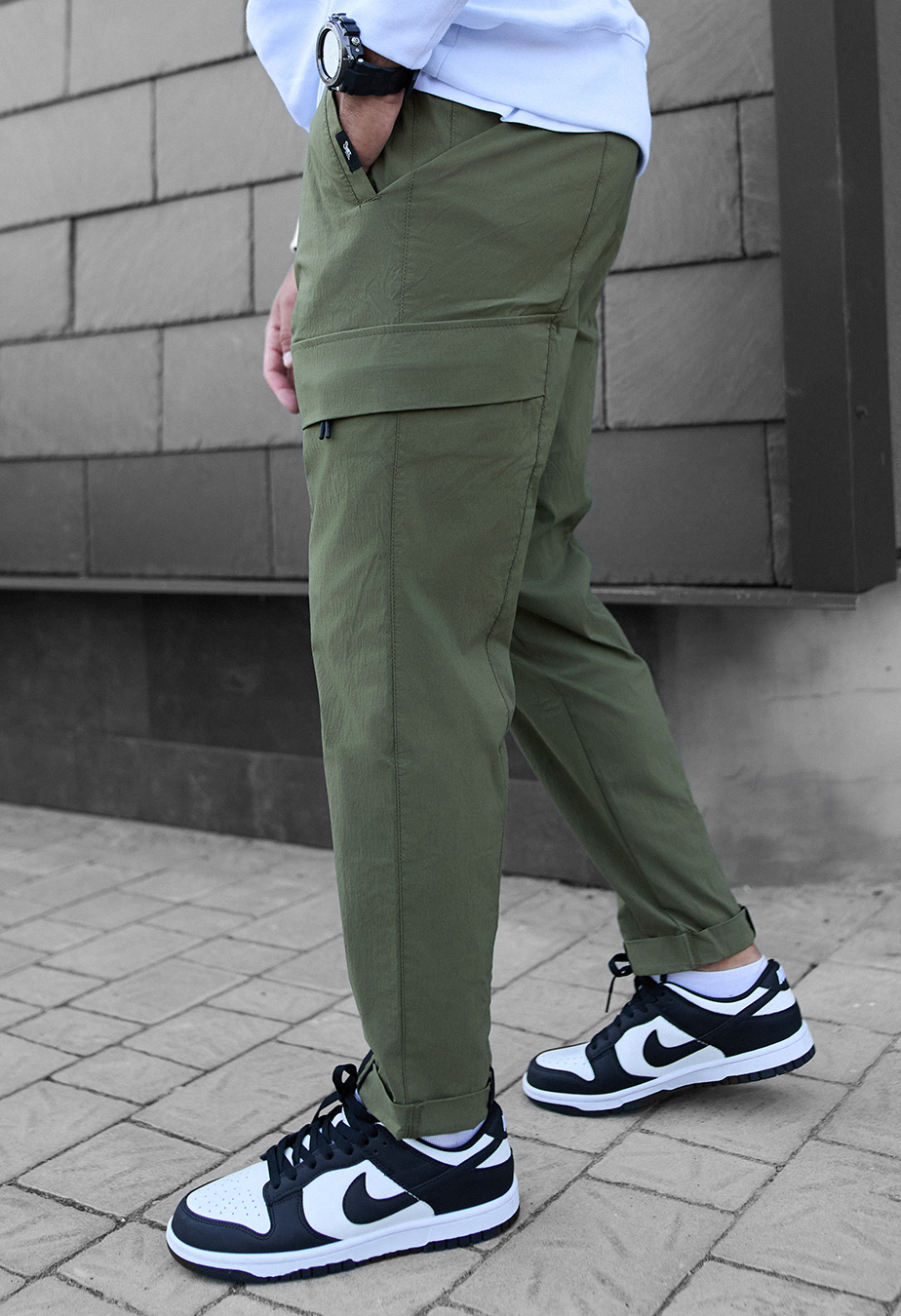 Pantaloni Staff cargo pel khaki