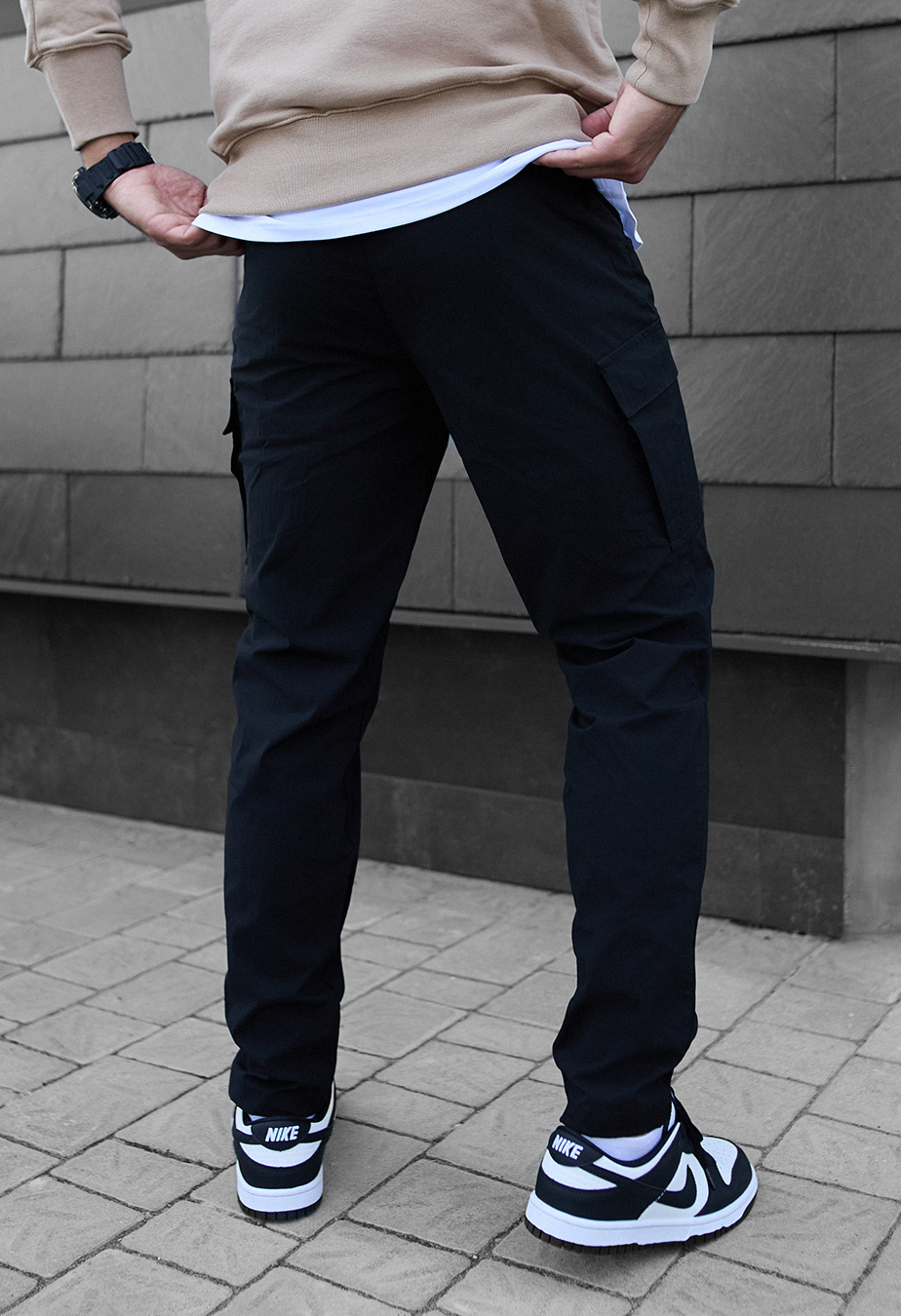 Pantaloni Staff cargo fa black