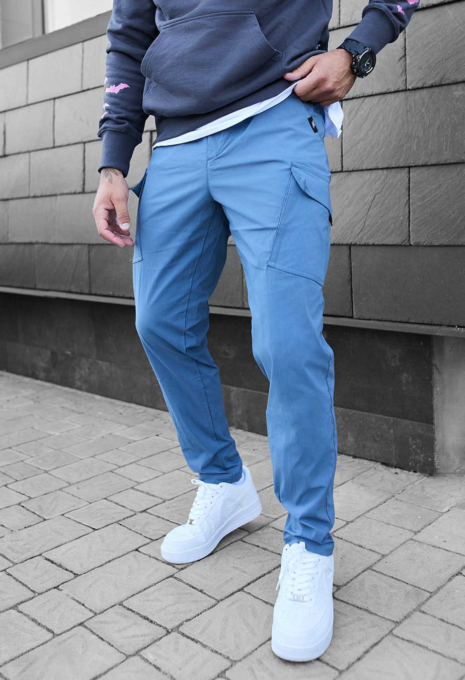 Pantaloni Staff cargo fa blue